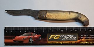 Coltello artigianale 
Baccio Tenducci Firenze 