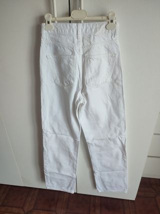Jeans Zara bianchi Tg 4