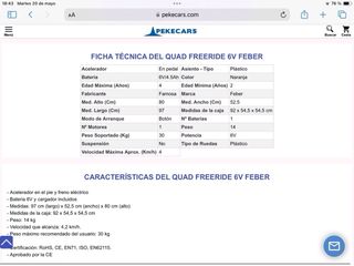 Quad eléctrico infantil Feber Freeride 6V