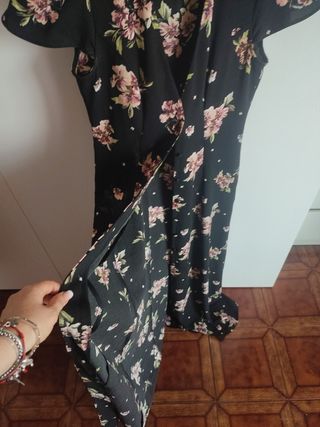 Vestito lungo Zara fiori - tg XS