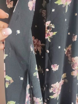 Vestito lungo Zara fiori - tg XS