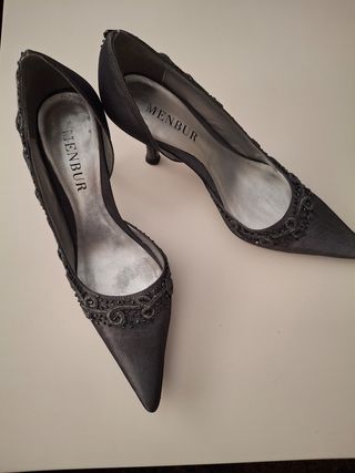 Zapatos Noly Fuentes dorados y azules