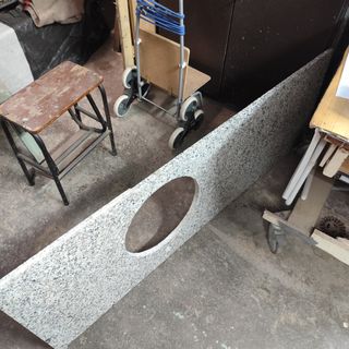 Encimera granito cocina.