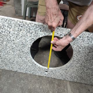 Encimera granito cocina.