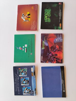 Manuales Game Boy Color (6 unidades)