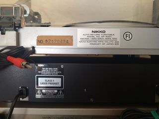 Equipo música Nikko vintage