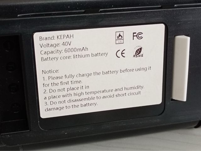 Bateria Ryobi 40V Lítio