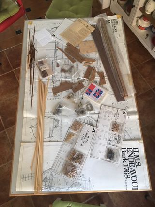 Maqueta HMS Endeavour 1768