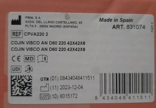 Cojín antiescaras PRIM - Prevención úlceras