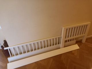 Cama infantil IKEA+2barreras+colchón ni un pis