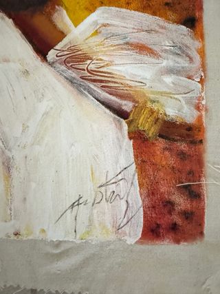 Pareja de cuadros originales estilo afrocaribeño