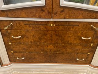 Vitrina Madera  maciza, Cristal tallado