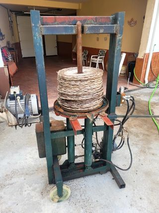 Mini-almazara casera hidráulica