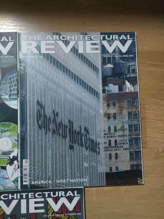 Pack revistas arquitectura. Architectural review.
