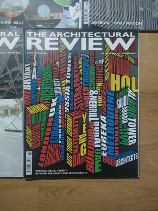 Pack revistas arquitectura. Architectural review.