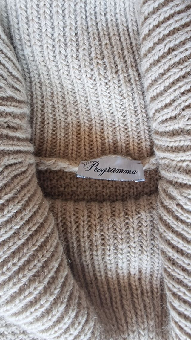 Poncho lana donna tg-L