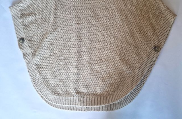 Poncho lana donna tg-L