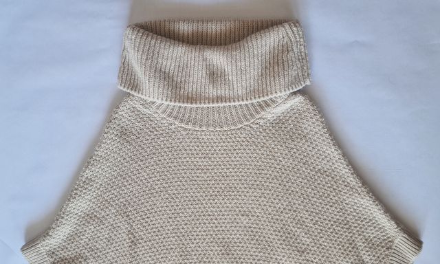 Poncho lana donna tg-L