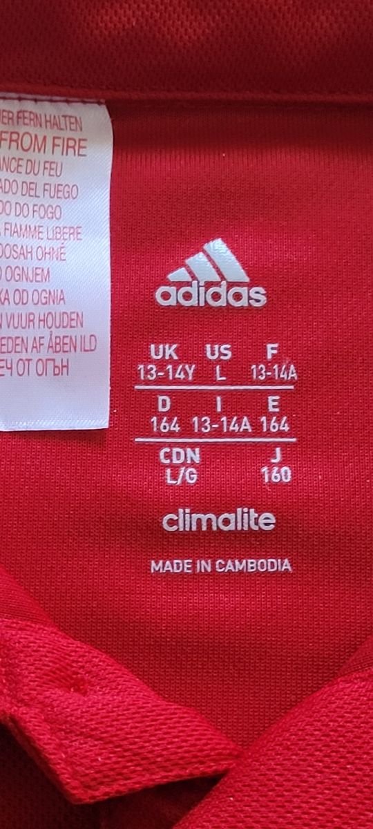Polo Adidas Climalite Niño 13-14 años