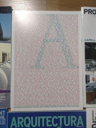 Pack revistas de arquitectura.