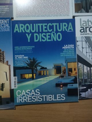 Pack revistas de arquitectura.