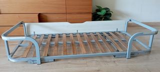 Patas de somier metálico gris