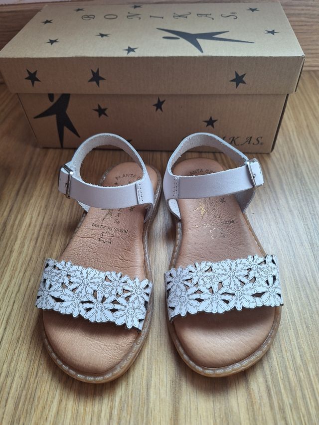 Sandalias Bonikas Piel niña Talla 27
