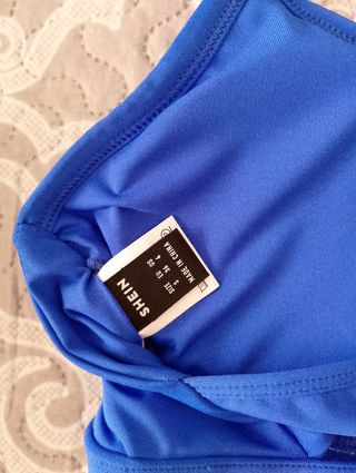 Sujetador deportivo azul