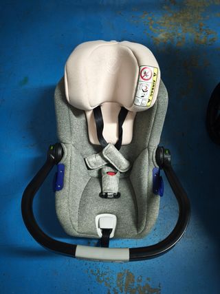 Trio Jane: carrito, capazo & silla rosa