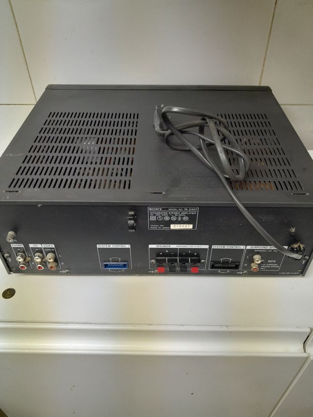 Amplificador Sony TA-D507/50WAT por canal