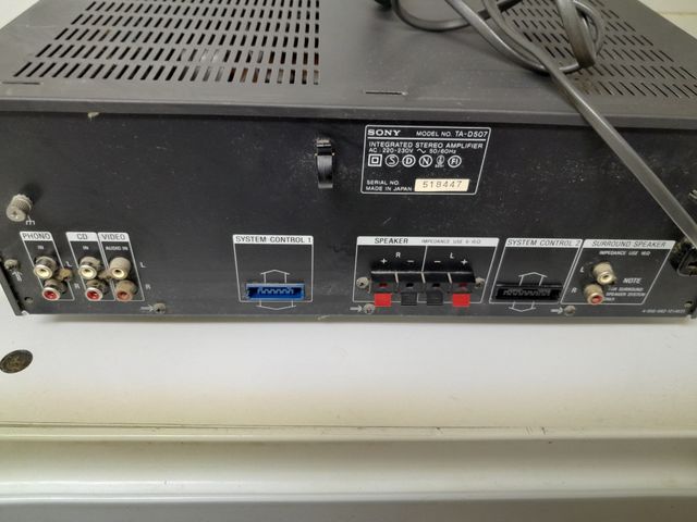 Amplificador Sony TA-D507/50WAT por canal