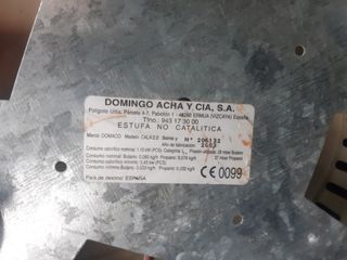Estufa catalítica DOMAC CAL22