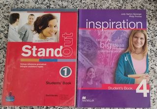 LIBROS DE TEXTO DE BACHILLER E INGLÉS