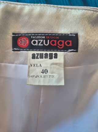 Vestido negro c/ chaquetilla blanca