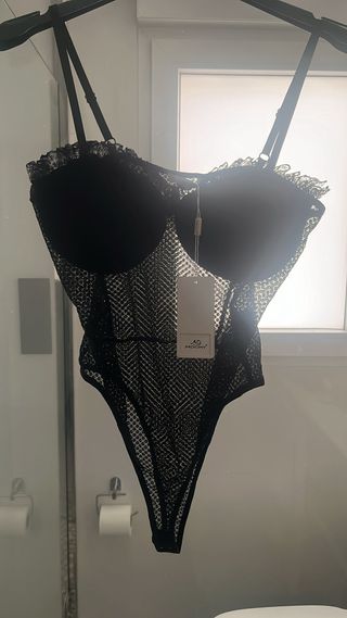Body negro encaje - nuevo
