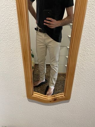 Pantalones Springfield beige -talla 20