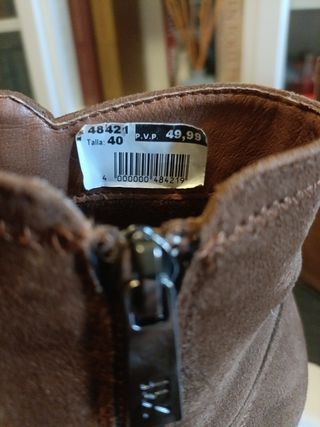 Botines Marrón Mujer - Talla 40