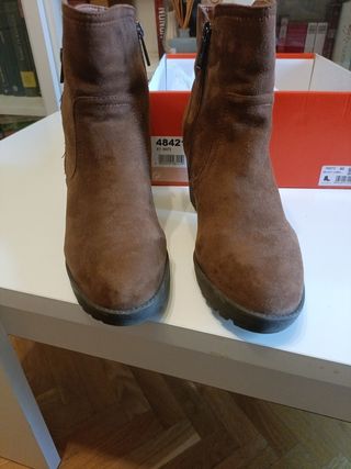 Botines Marrón Mujer - Talla 40