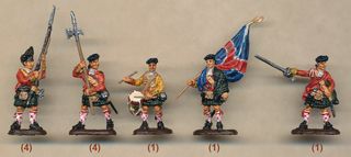Infanteria Higlander  Rebelion Jacobita : 1/72