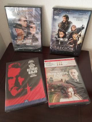 4 DVD: Sky Captain, La Última Legión, Caza Octubr