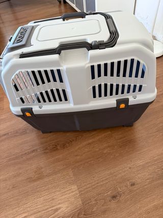 Transportín para mascotas Gris Oscuro