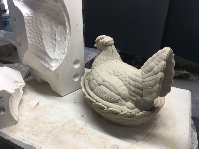 #MOLDE DE ESCAYOLA GALLINA PARA COCINA#