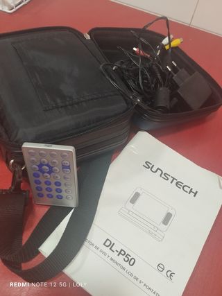 Reproductor DVD Portátil SUNSTECH DL-P50
