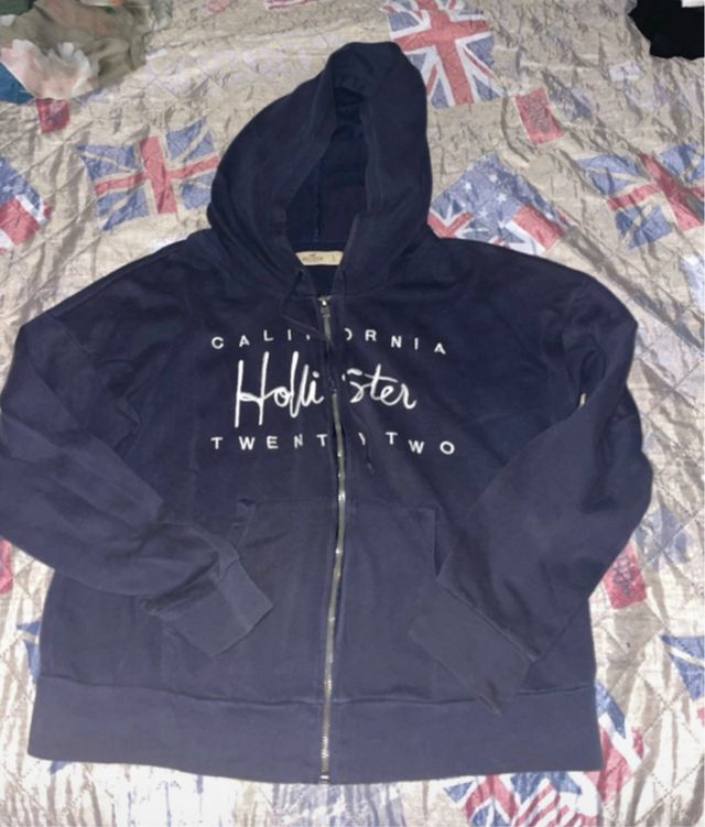 Felpa Hollister California blu L