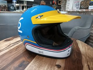 Casco NEXX X.G200 azul y amarillo L
