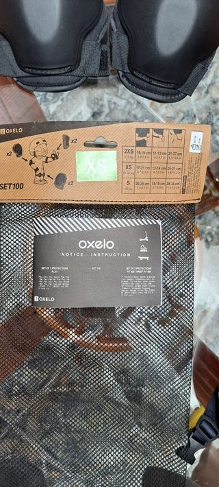 Rodilleras y coderas OXELO SET100 XS