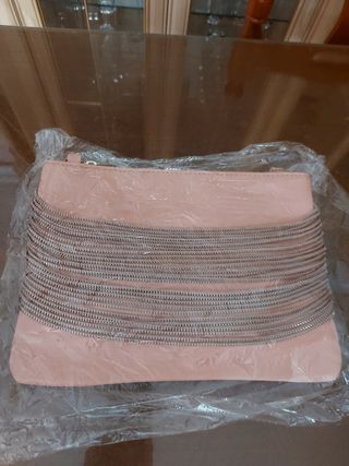 Bolso bandolera rosa | Cadena