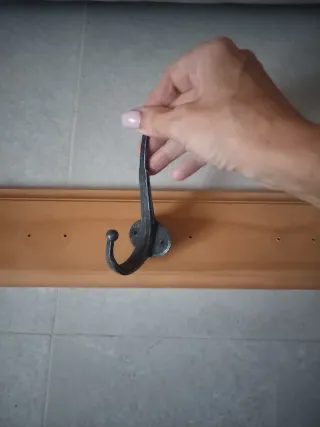 Perchero pared IKEA - 5 ganchos