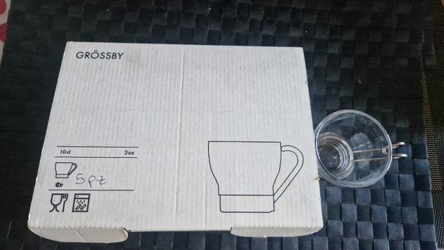 6 Tazzine caffè IKEA - bicchieri vetro