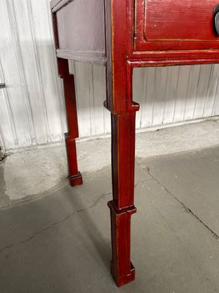 Escritorio lacado antiguo restaurado